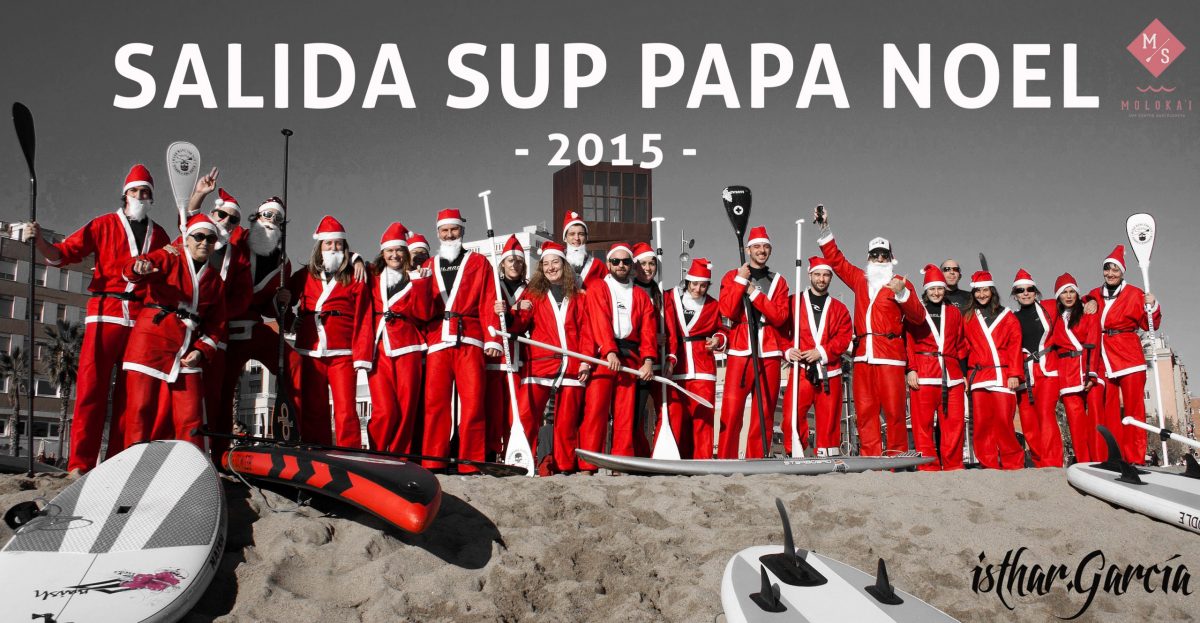 SUP solidario en la SUP Papá Noel 2015